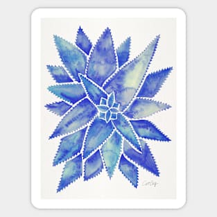 Blue Aloe Vera Sticker